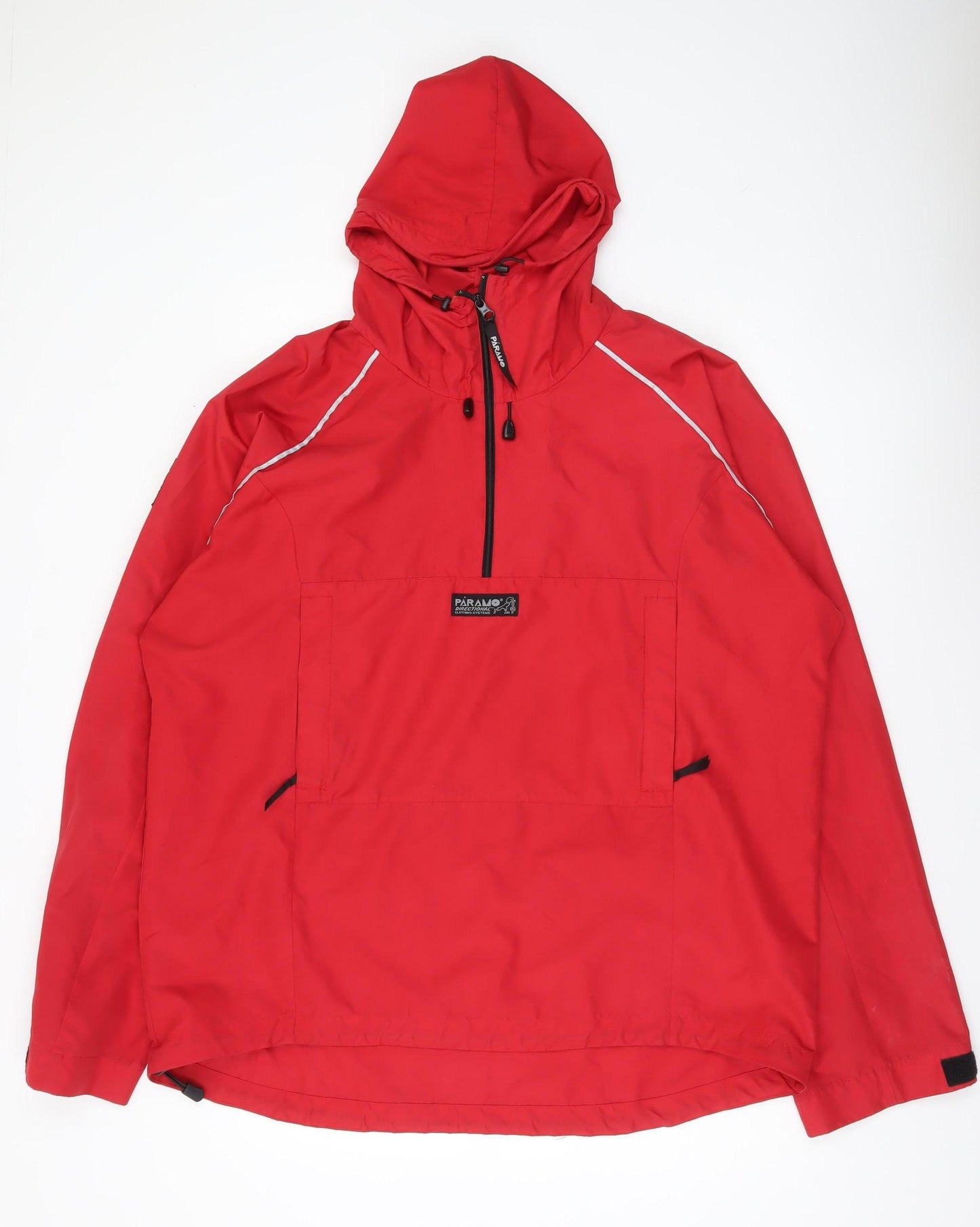 Paramo Mens Red XL Anorak Jacket Hooded Outdoor Hiking Waterproof