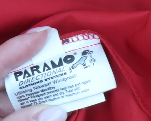 Paramo Mens Red XL Anorak Jacket Hooded Outdoor Hiking Waterproof