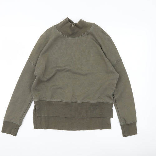NEXT Womens Khaki Green XS Pullover Sweatshirt Long Sleeve