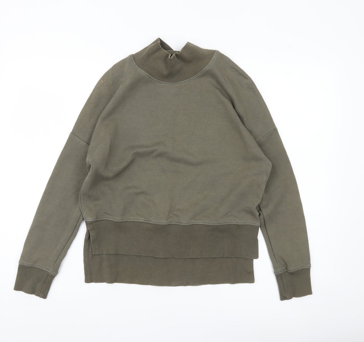 NEXT Womens Khaki Green XS Pullover Sweatshirt Long Sleeve
