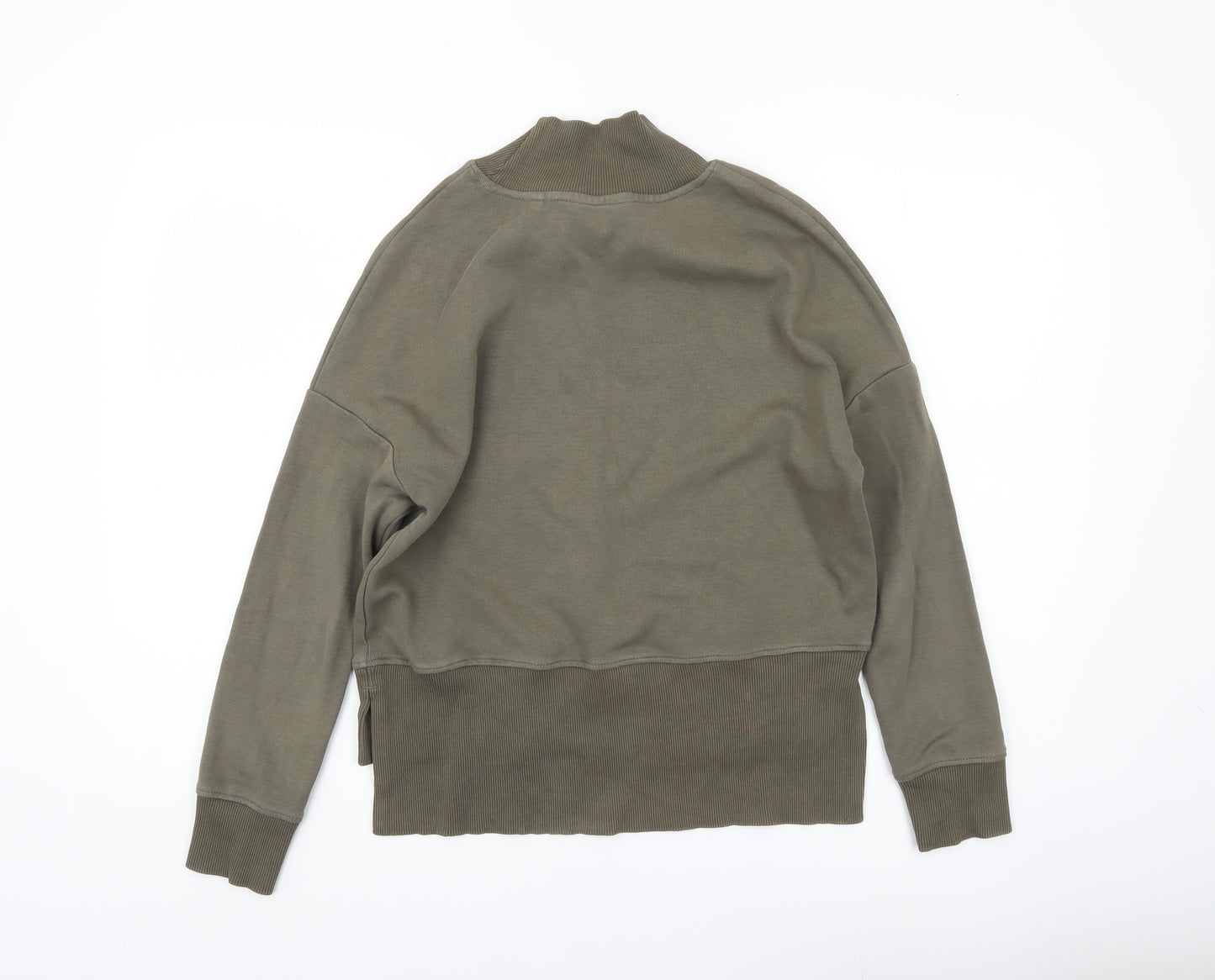 NEXT Womens Khaki Green XS Pullover Sweatshirt Long Sleeve