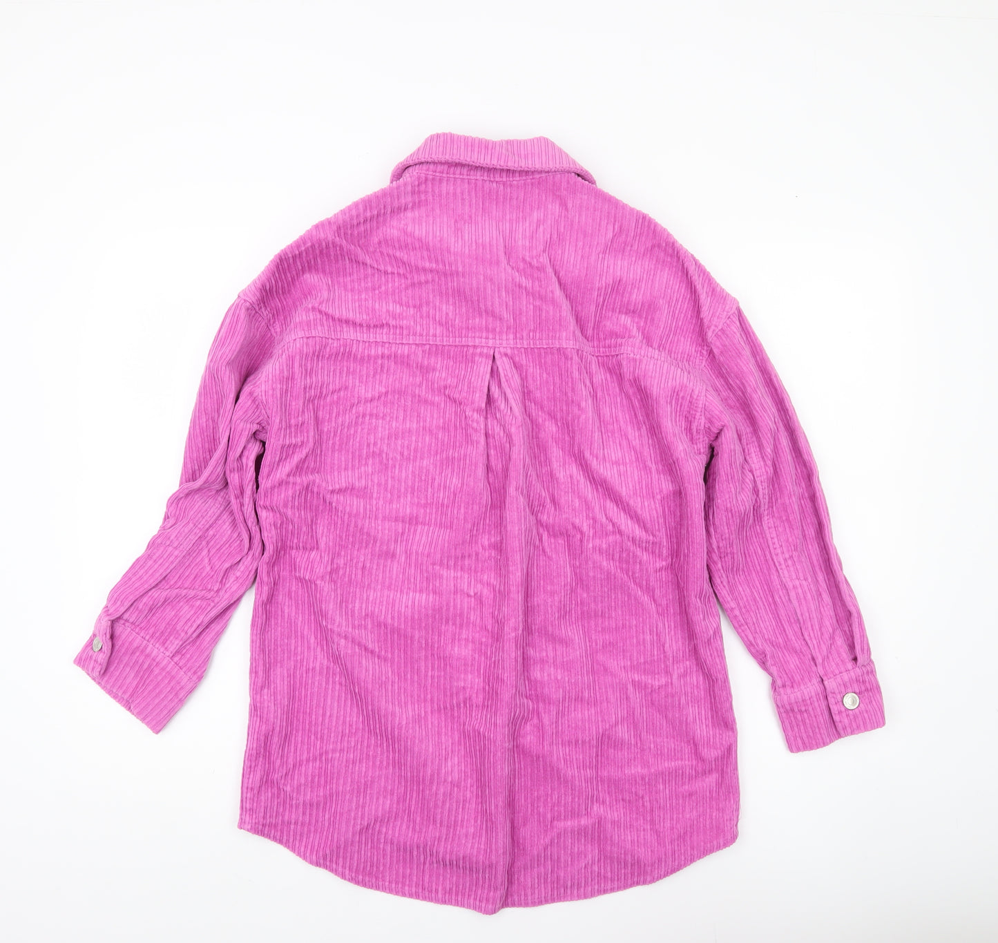 Denim Co. Womens Pink Corduroy Button Jacket 2XS UK 4-6