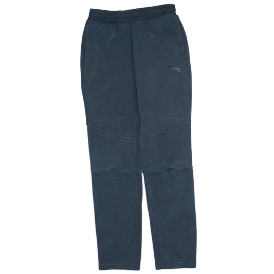 Puma Boys Blue Jogger Sweatpants 14 Years Fleece Sports Trousers