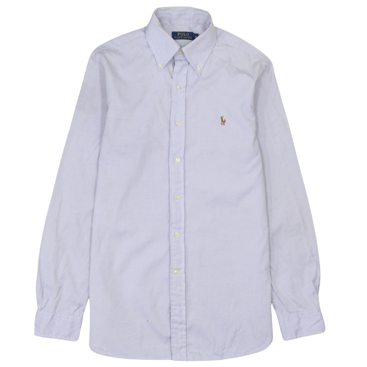 Ralph Lauren Men’s Blue 15 Long Sleeve Button-Down Cotton Shirt
