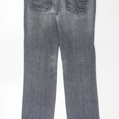 Lee Women Blue Straight Fit Jeans W31 L31 Denim Classic