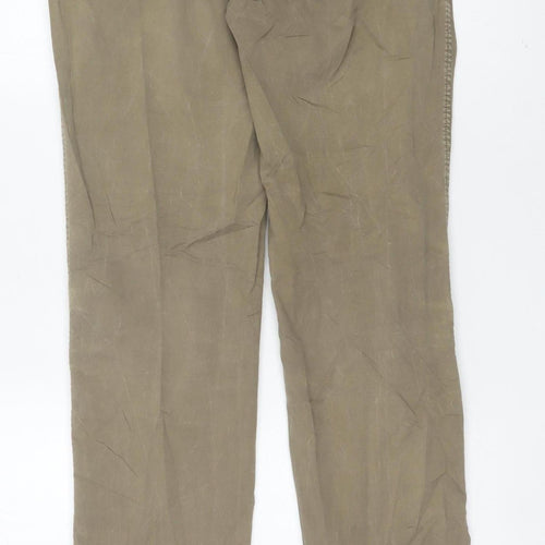 Napapijri Mens Beige Chino Trousers 30W 30L Cotton Casual