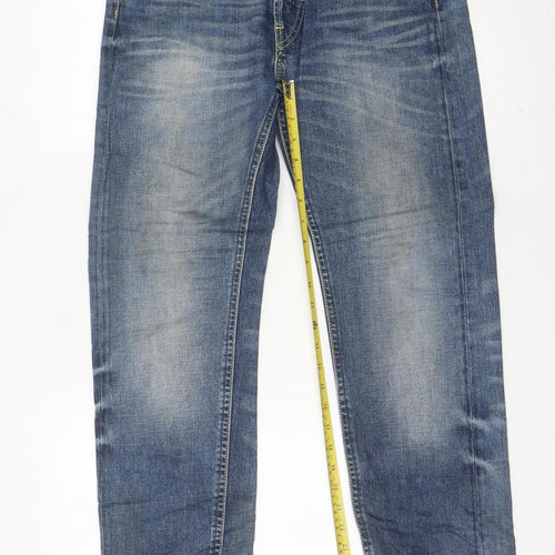 Lee Mens Blue Straight Leg Daren Jeans W30 L32 Regular Fit