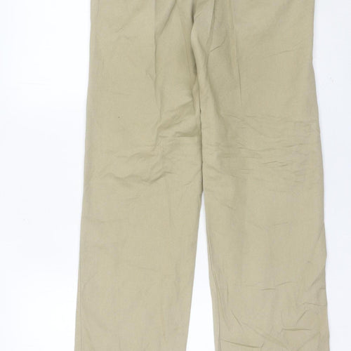 Dickies Mens Beige Slim Straight Chino Trousers 30W 30L Workwear