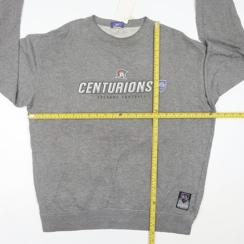 Reebok Men’s Grey NFL Sweatshirt L Regular Fit Crew Neck Pullover