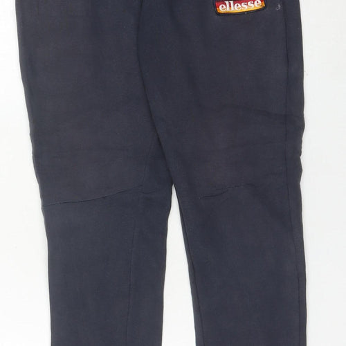 Ellesse Men’s Blue Jogger Sweatpants Size S Cotton Blend