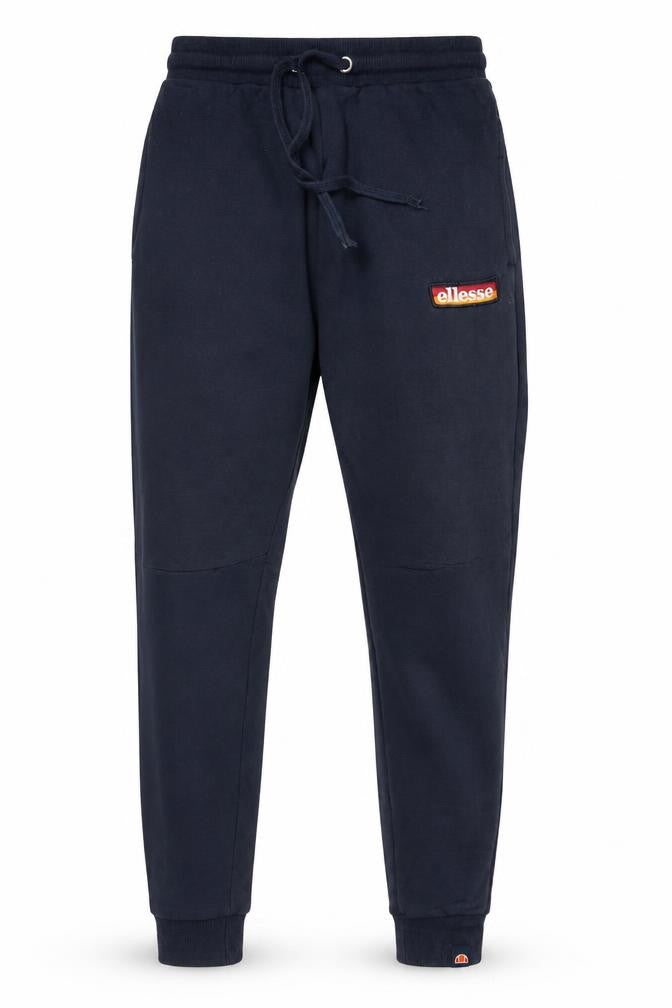 Front view of Ellesse Men’s Blue Jogger Sweatpants, size S, Cotton Blend