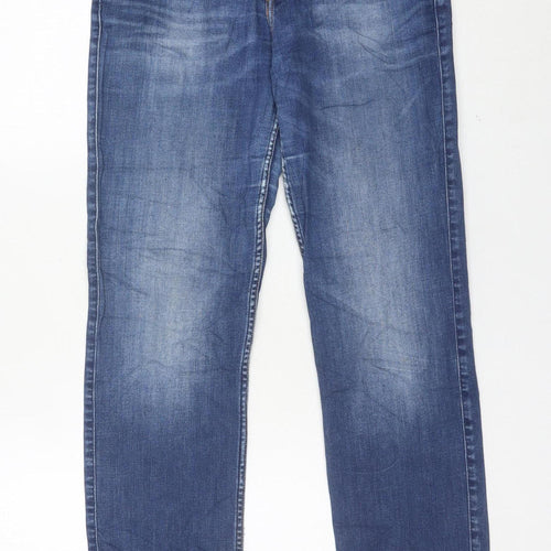 Lee Men’s Blue Straight Leg Jeans W31 L31 Regular Fit