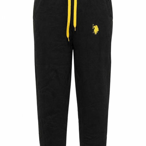 U.S. Polo Assn. Men's Black Jogger Trousers Small Regular Fit