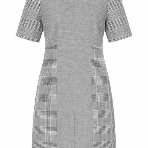 Next Women’s Grey Check Sheath Workwear Dress Size 8