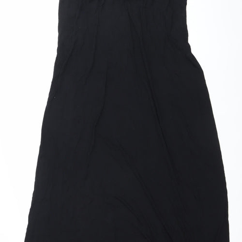French Connection Women’s Black Size 8 Halter Slip Midi Dress