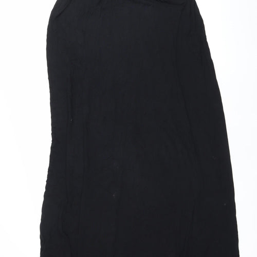 French Connection Women’s Black Size 8 Halter Slip Midi Dress
