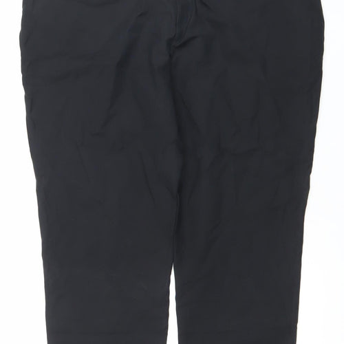 ASOS Women’s Black Size 18 Straight Leg Trousers Workwear