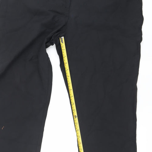 ASOS Women’s Black Size 18 Straight Leg Trousers Workwear