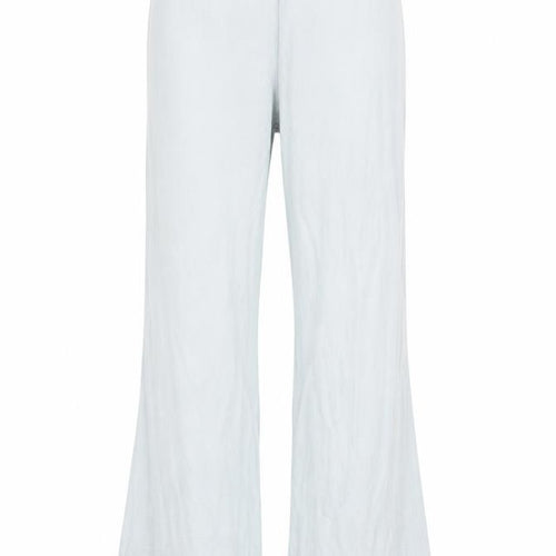 Missguided Women’s Green Wide-Leg Stretch Trousers Size 10