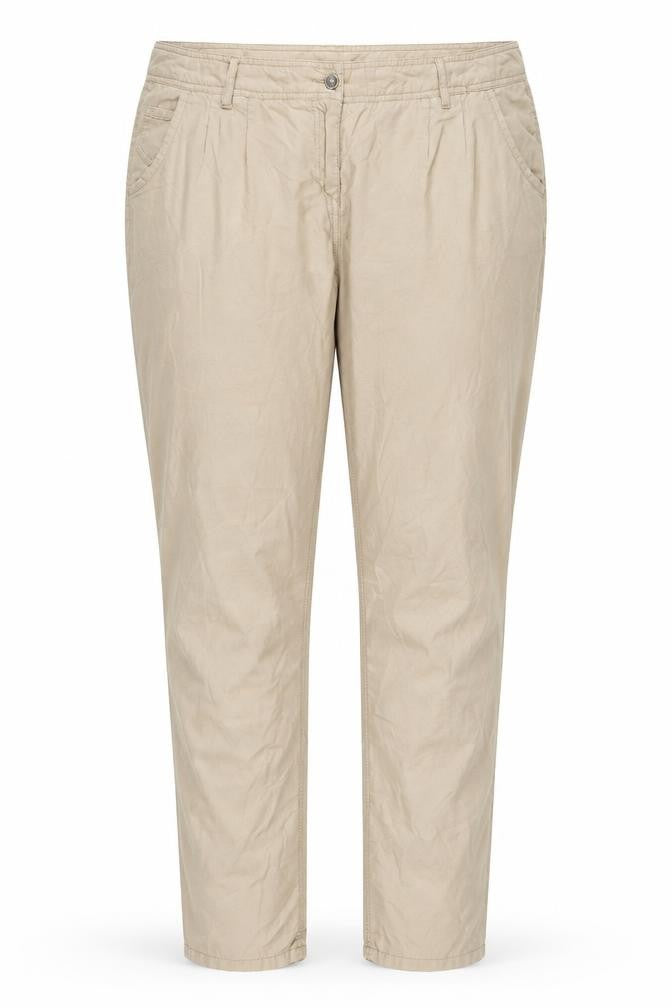 Dorothy Perkins Womens Beige Size 18 Chino Straight Trousers