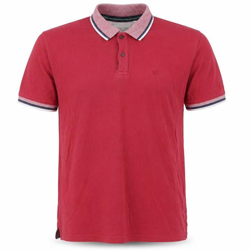 Racing Green Men’s Red Cotton Polo Shirt XL Casual Summer Top