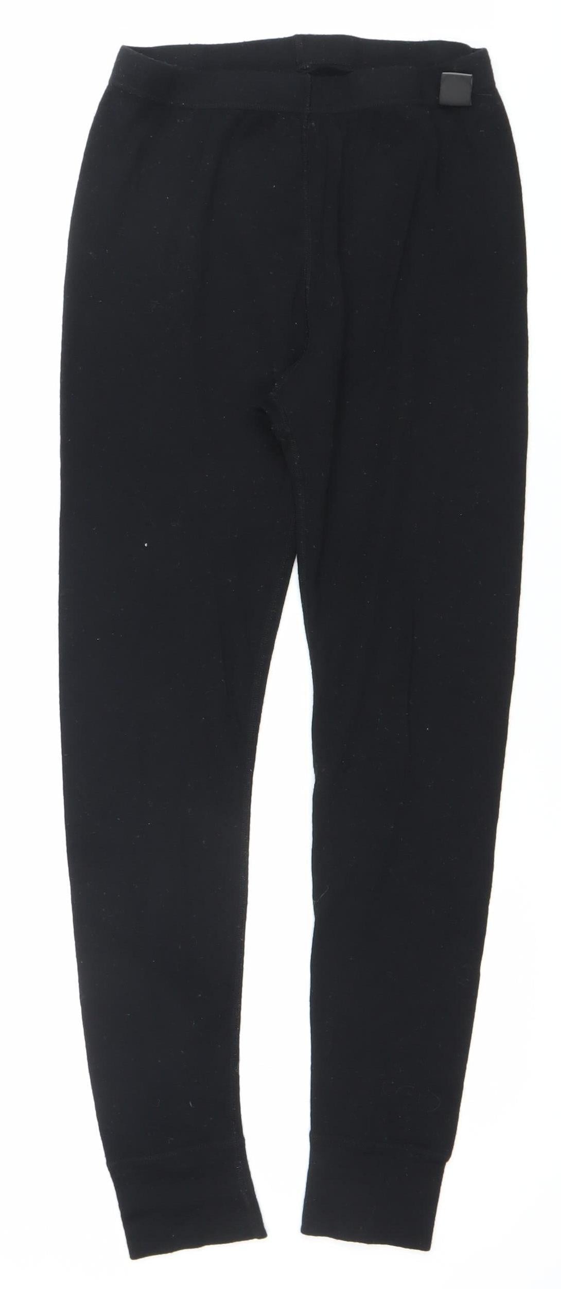 Mountain Warehouse Womens Black Merino Wool Leggings Size 12