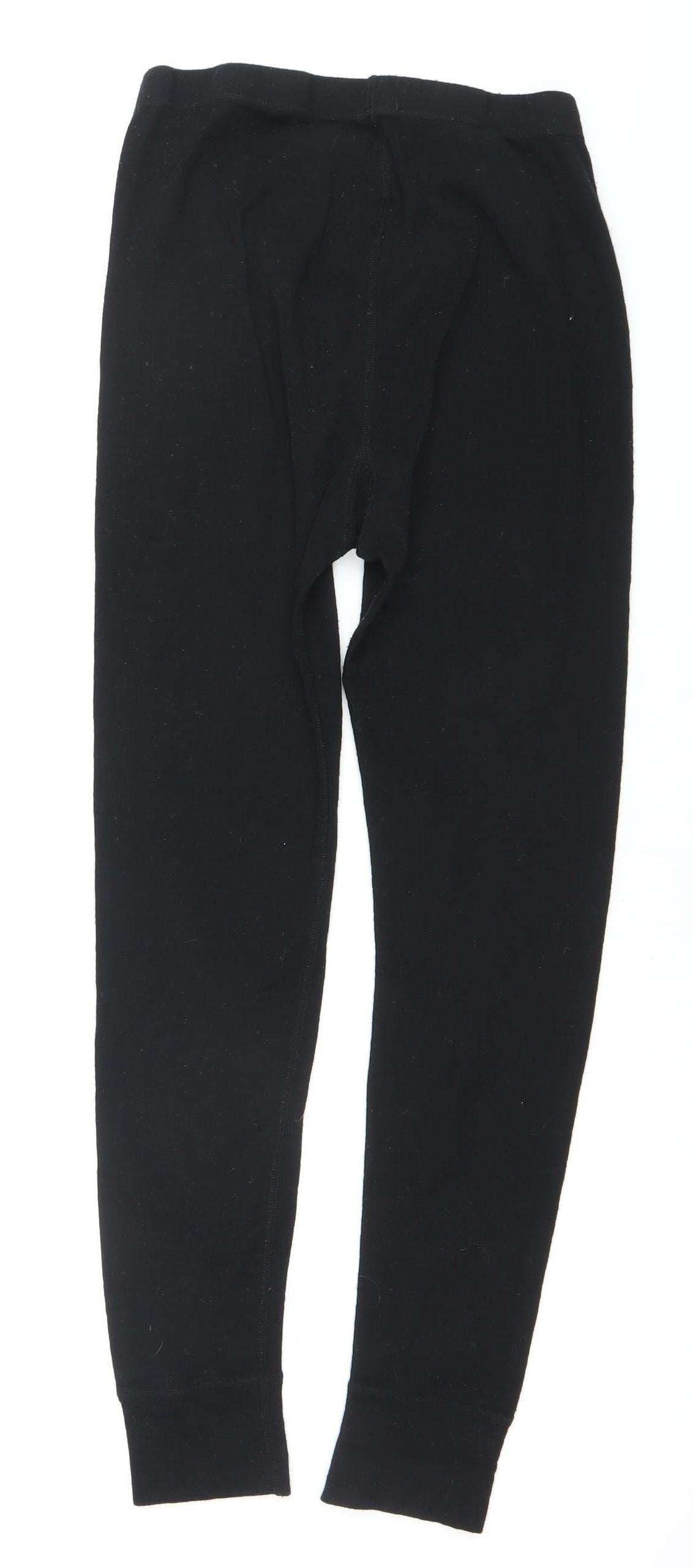 Mountain Warehouse Womens Black Merino Wool Leggings Size 12