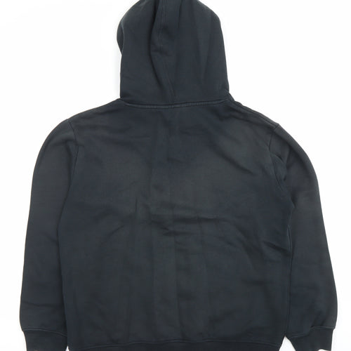 Adidas Men's Black Pullover Hoodie Small Logo Sportswear Fleece