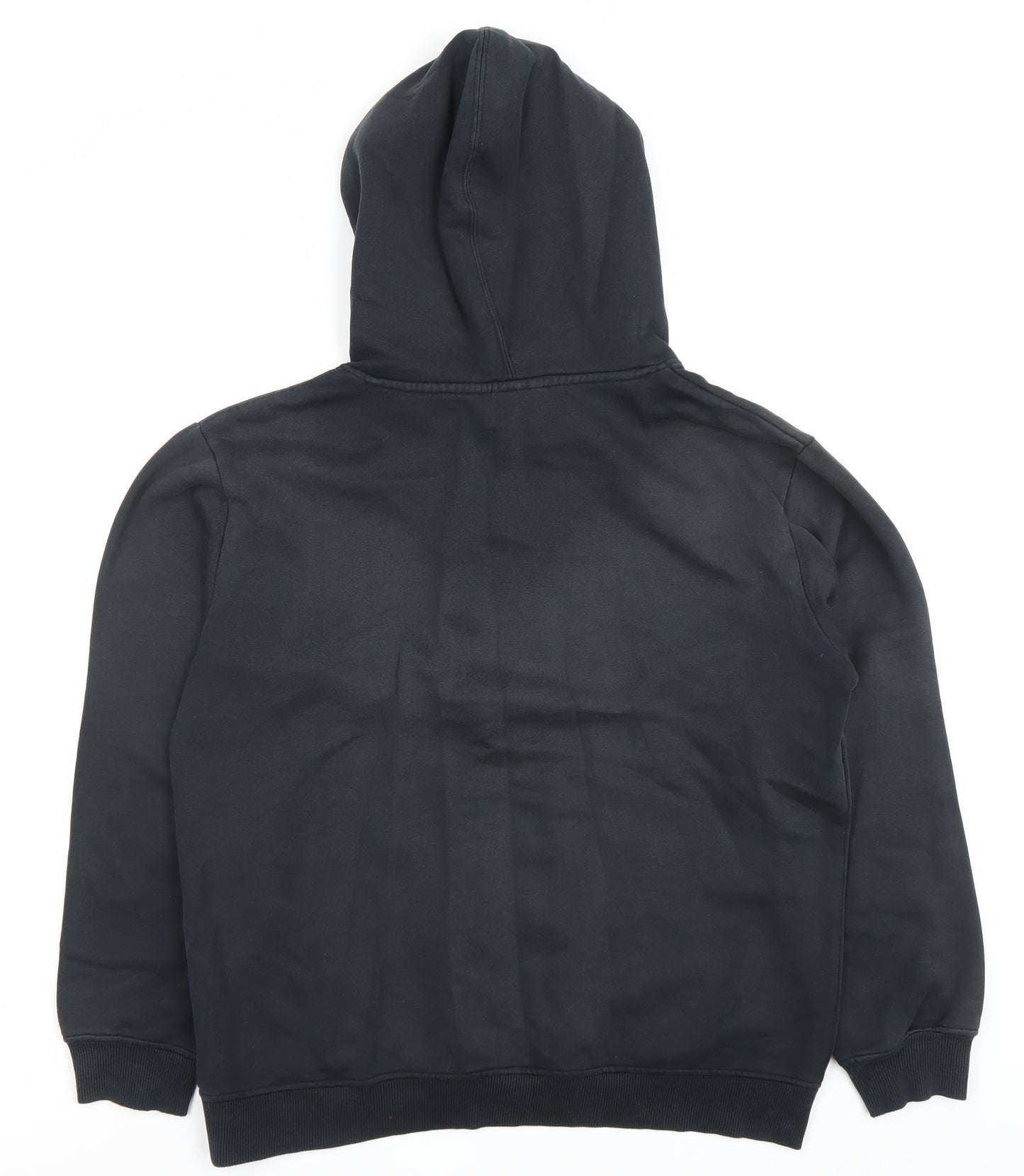 Adidas Men's Black Pullover Hoodie Small Logo Sportswear Fleece