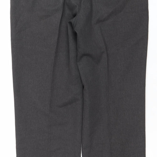 Marks and Spencer Men’s Grey Regular Fit Dress Trousers 31W 29L