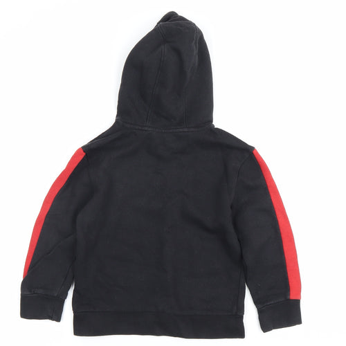 Reebok Boys Black Red Pullover Hoodie 4-5 Years Long Sleeve Sportswear