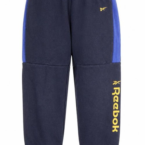 Reebok Boys Blue Jogger Sweatpants 4-5 Years Cotton Blend Activewear