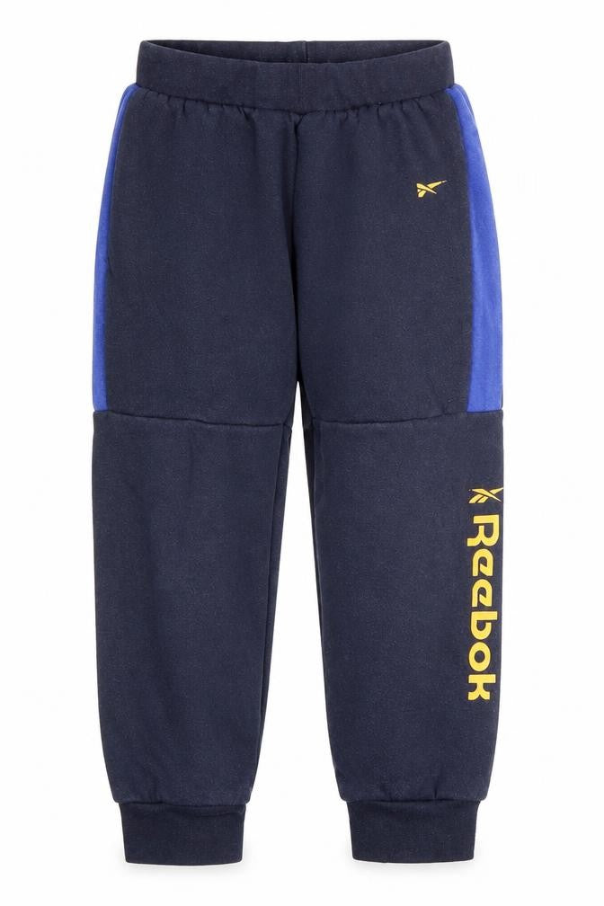 Reebok Boys Blue Jogger Sweatpants 4-5 Years Cotton Blend Activewear
