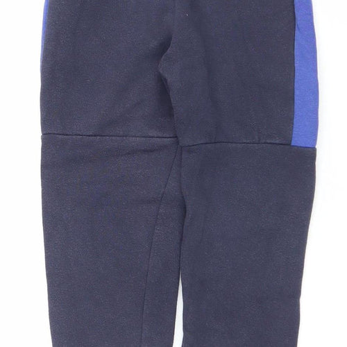 Reebok Boys Blue Jogger Sweatpants 4-5 Years Cotton Blend Activewear