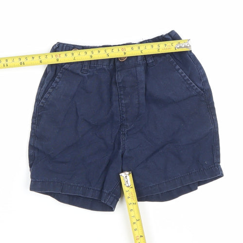 Next Unisex Baby & Toddler Blue Linen Blend Shorts 18-24 Months
