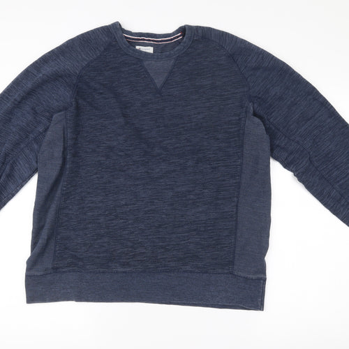 Champion Men’s Blue Crew Neck Pullover Sweatshirt Size L Regular Fit