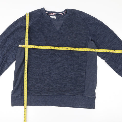 Champion Men’s Blue Crew Neck Pullover Sweatshirt Size L Regular Fit