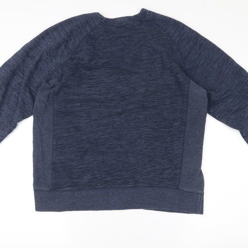 Champion Men’s Blue Crew Neck Pullover Sweatshirt Size L Regular Fit