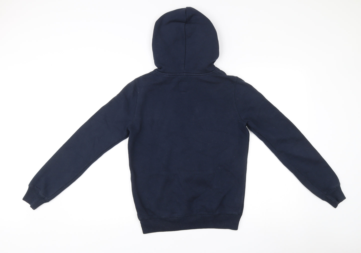 Jack Wills Womens Blue Pullover Hoodie Size 8 Regular Fit Logo