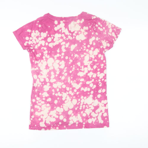 Saltrock Girls Pink Tie Dye Graphic Surfboard T-Shirt 11-12 Years