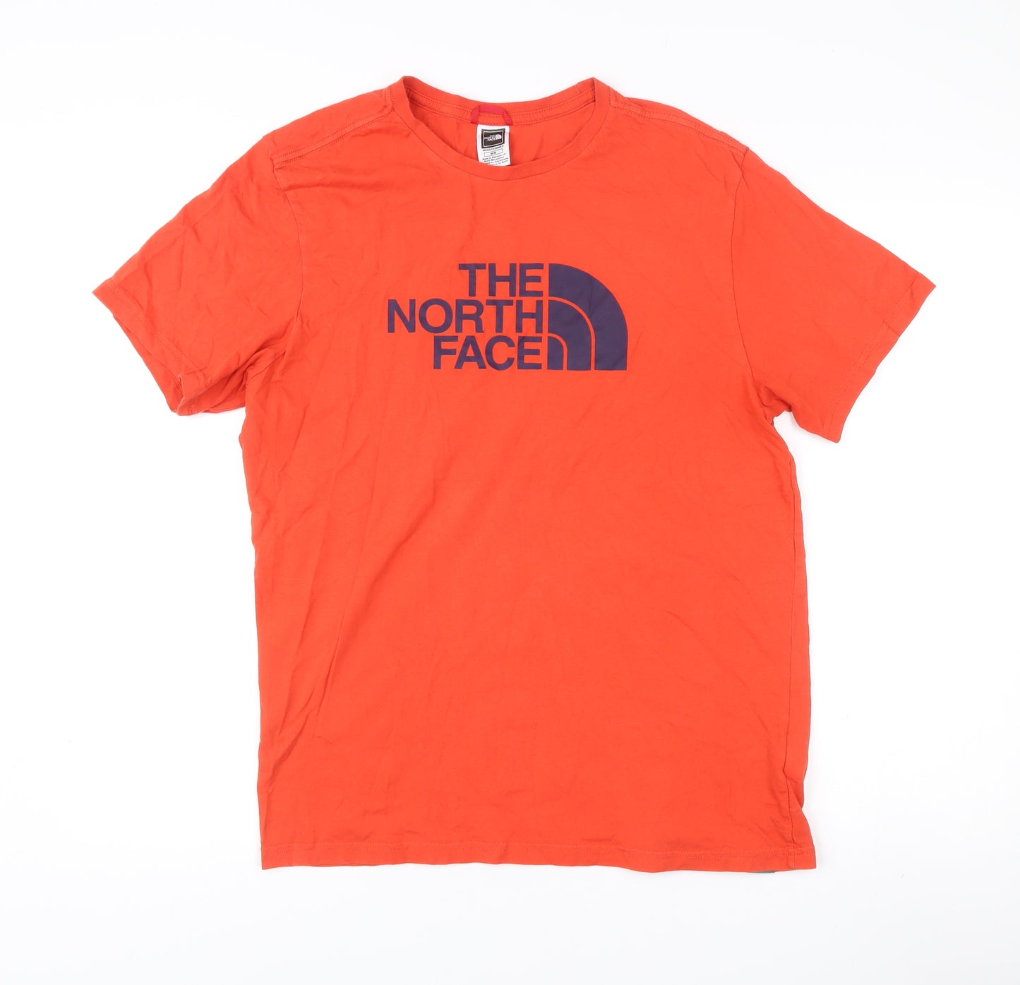 The North Face Men's Orange Medium Logo Graphic T-Shirt