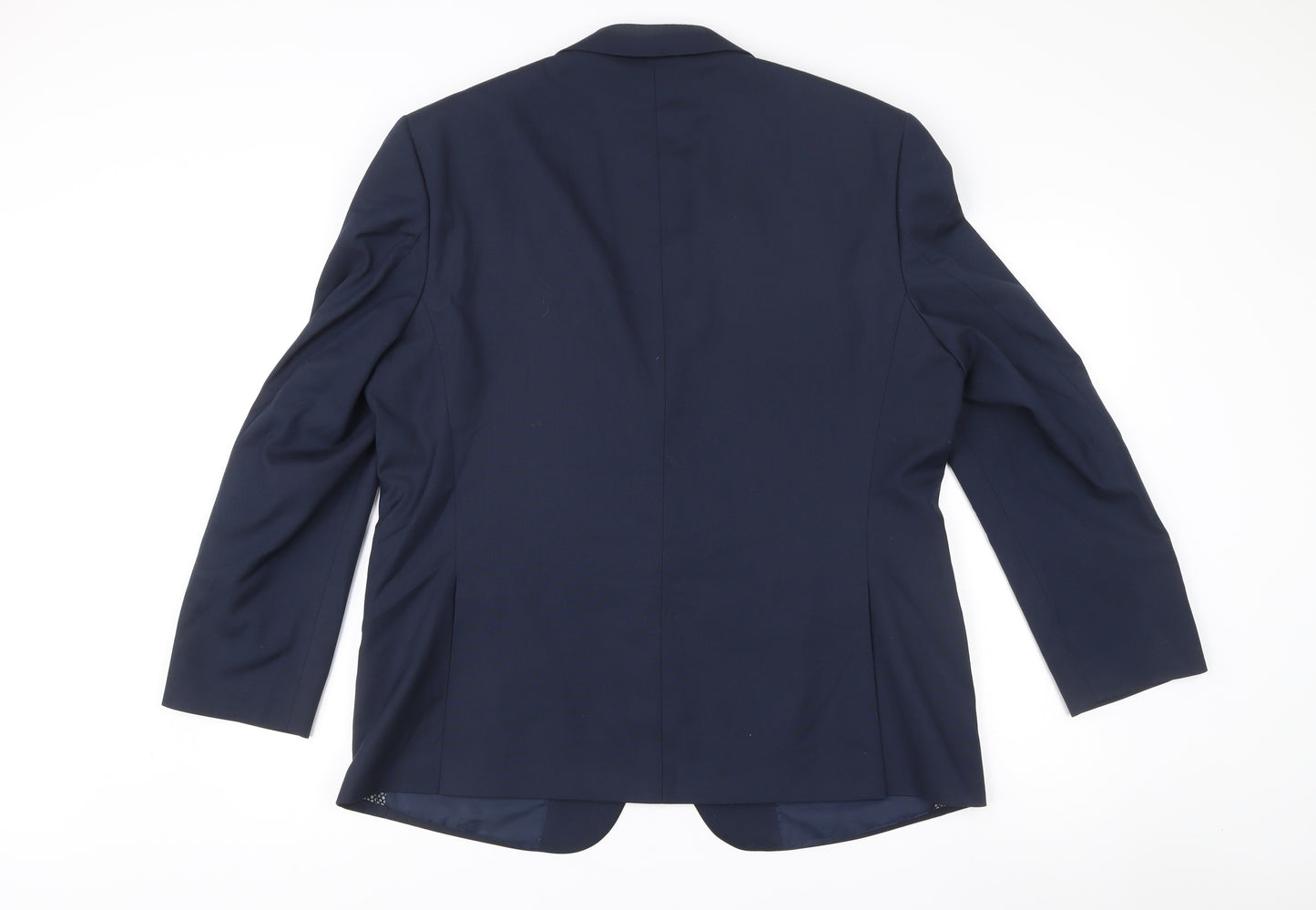 Marks and Spencer Mens Blue 44in Blazer Jacket 2XL Regular Fit