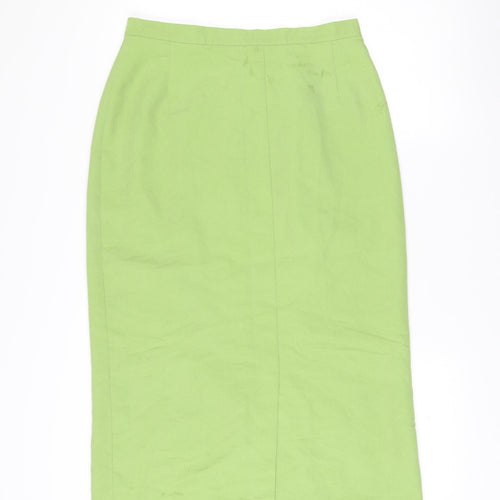 Alexon Womens Green Midi Pencil Skirt UK 16 Workwear Lined