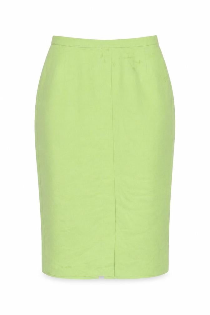 Alexon Womens Green Midi Pencil Skirt UK 16 Workwear Lined