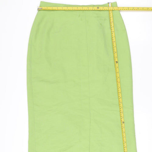 Alexon Womens Green Midi Pencil Skirt UK 16 Workwear Lined