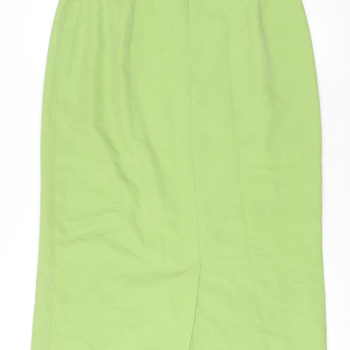 Alexon Womens Green Midi Pencil Skirt UK 16 Workwear Lined