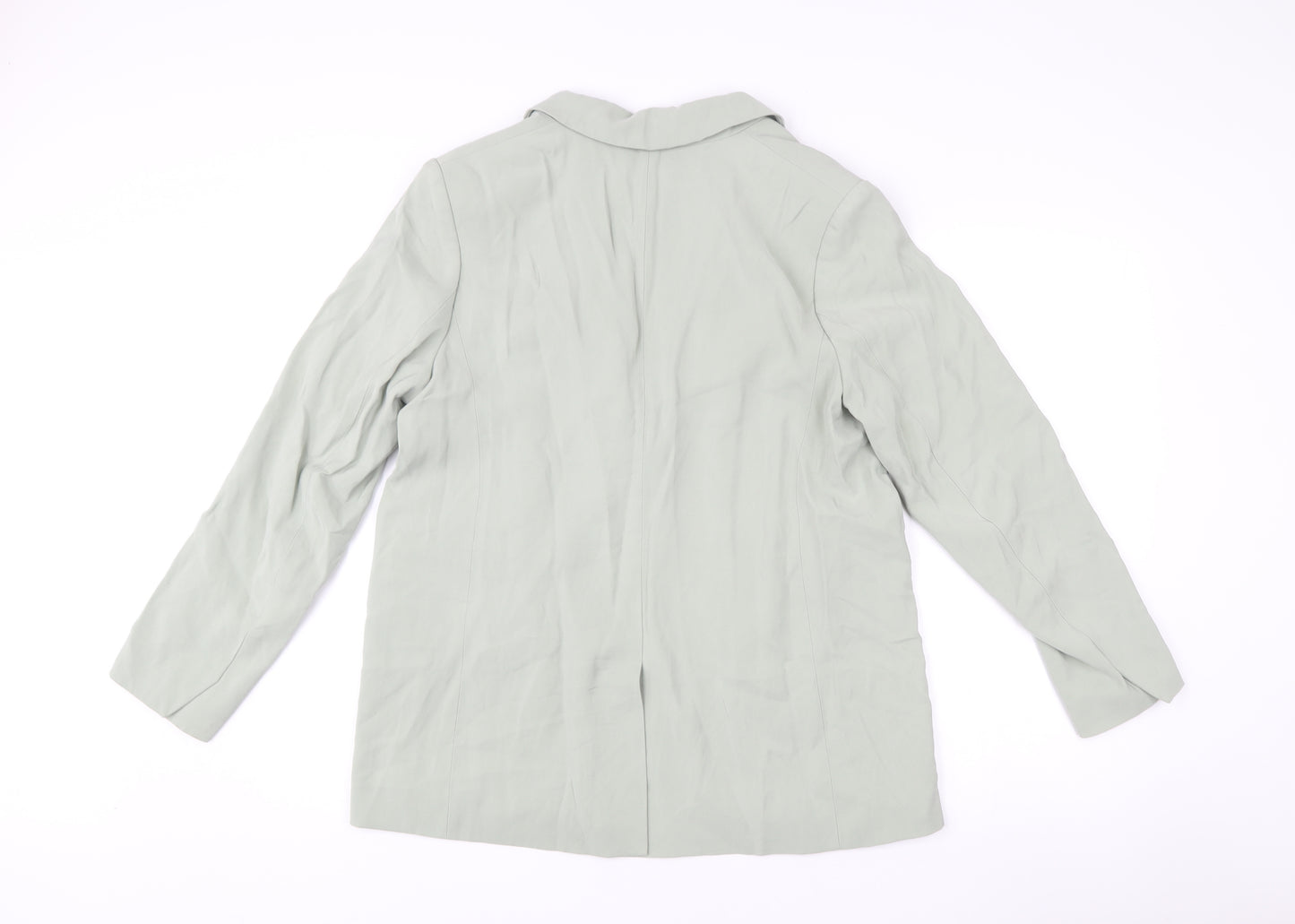 Marks and Spencer Women’s Green Size 14 Tailored Blazer Jacket