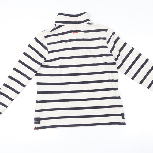 Joules Women’s Beige Striped Pullover Sweatshirt Size 14