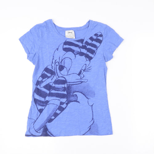 Disney MNGjeans Womens Blue T-Shirt Size 12 Cartoon Print