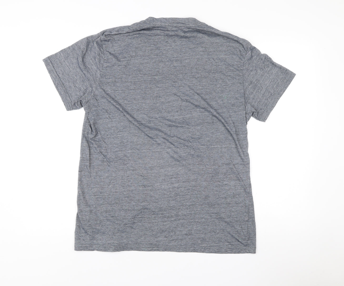 Penguin by Munsingwear Mens Grey L V-Neck Short Sleeve T-Shirt